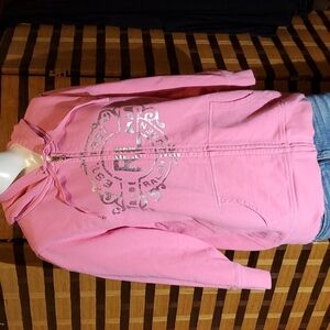 Polo RL jeans silver foil zip up